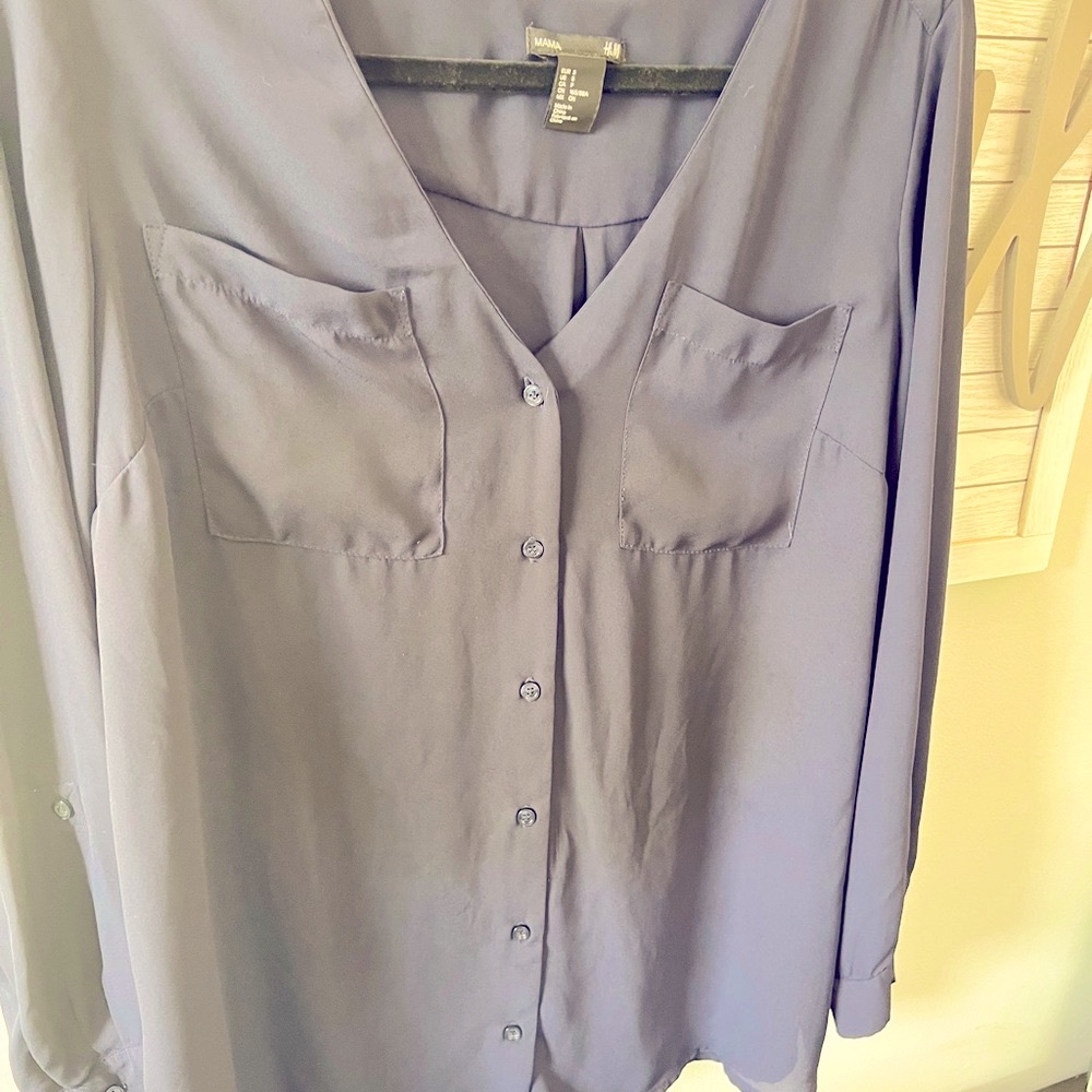Navy dress too H&M